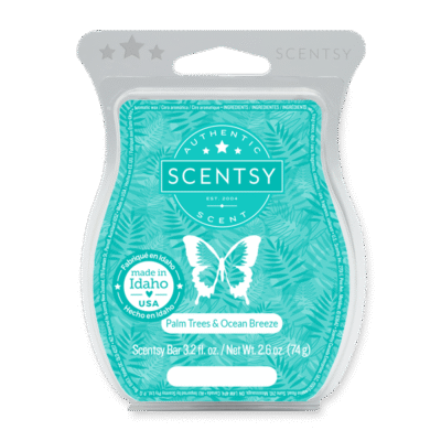 Palm Trees & Ocean Breeze Scentsy Bar