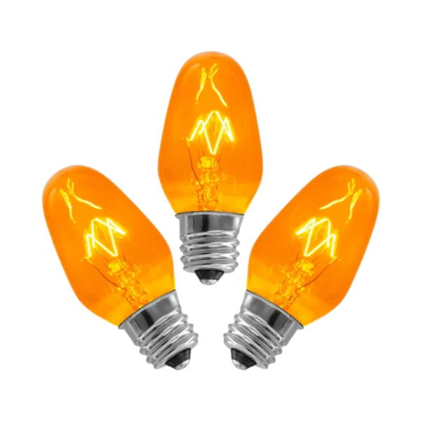 15-Watt Bulb - 3-pack - Orange