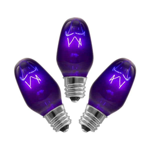 15-Watt Bulb - 3-pack - Purple