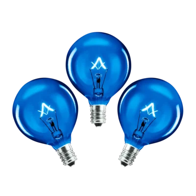 25-Watt Light Bulb – 3-pack – Blue 25-Watt Light Bulb - 3-pack - Blue