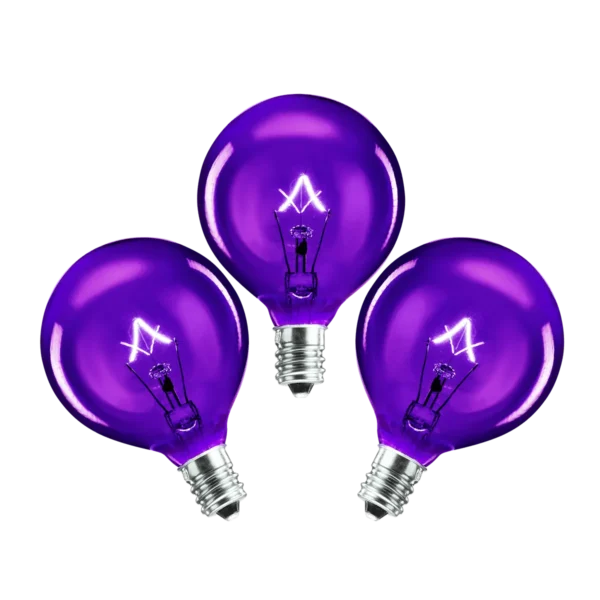 25-Watt Light Bulb - 3-pack - Purple