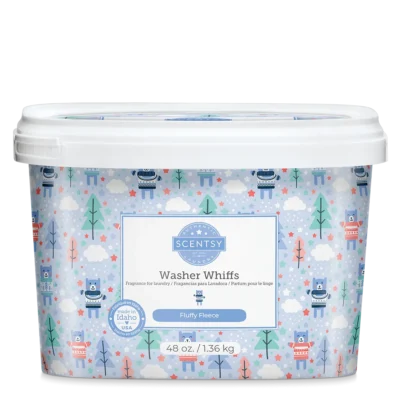 Fluffy Fleece Washer Whiffs Tub
