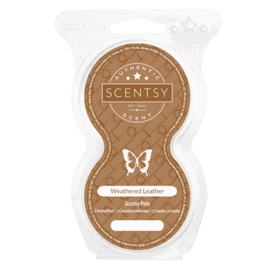 Weathered Leather Scentsy Pod Twin Pack