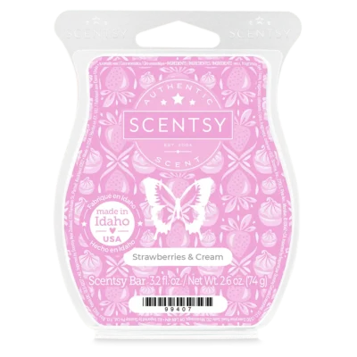 Strawberries & Cream Scentsy Bar