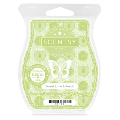 Sweet Lime & Peach Scentsy Bar