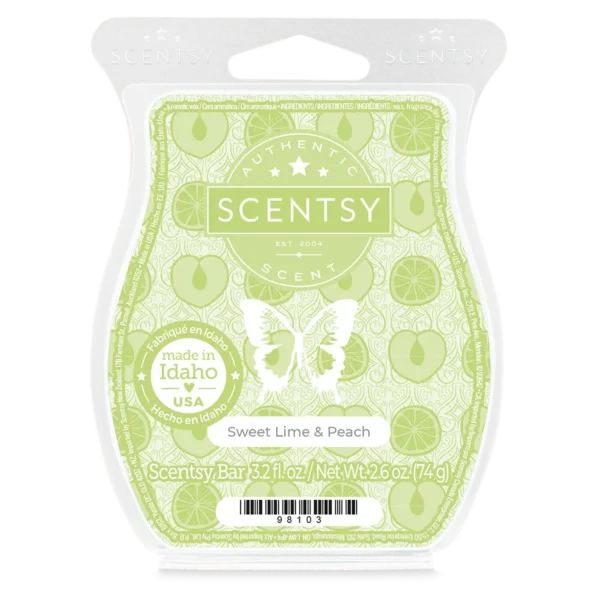 Sweet Lime & Peach Scentsy Bar