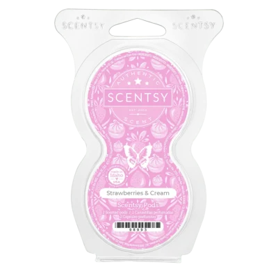 Strawberries & Cream Scentsy Pod Twin Pack