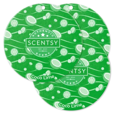 Coco Lime Scent Circle 3-Pack
