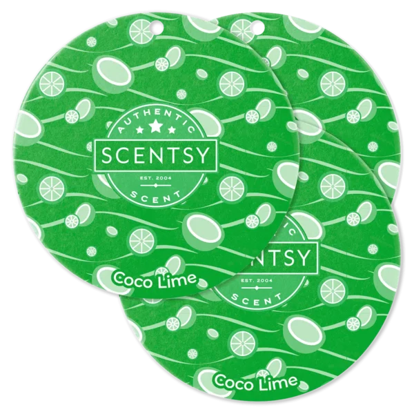 Coco Lime Scent Circle 3-Pack