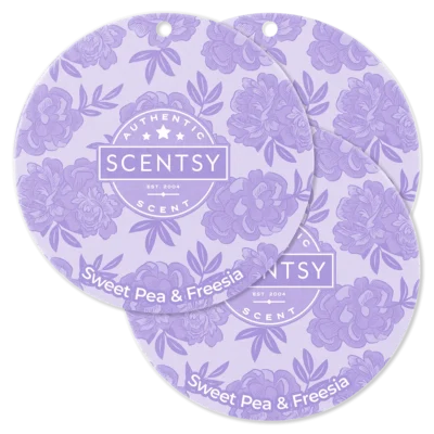 Sweet Pea & Freesia Scent Circle 3-Pack