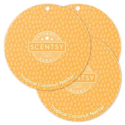 Tropical Coconut Nectar Scent Circle 3-Pack