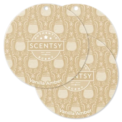 Vanilla Amber Scent Circle 3-Pack