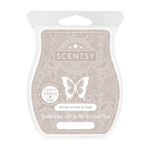 White Amber & Teak Scentsy Bar